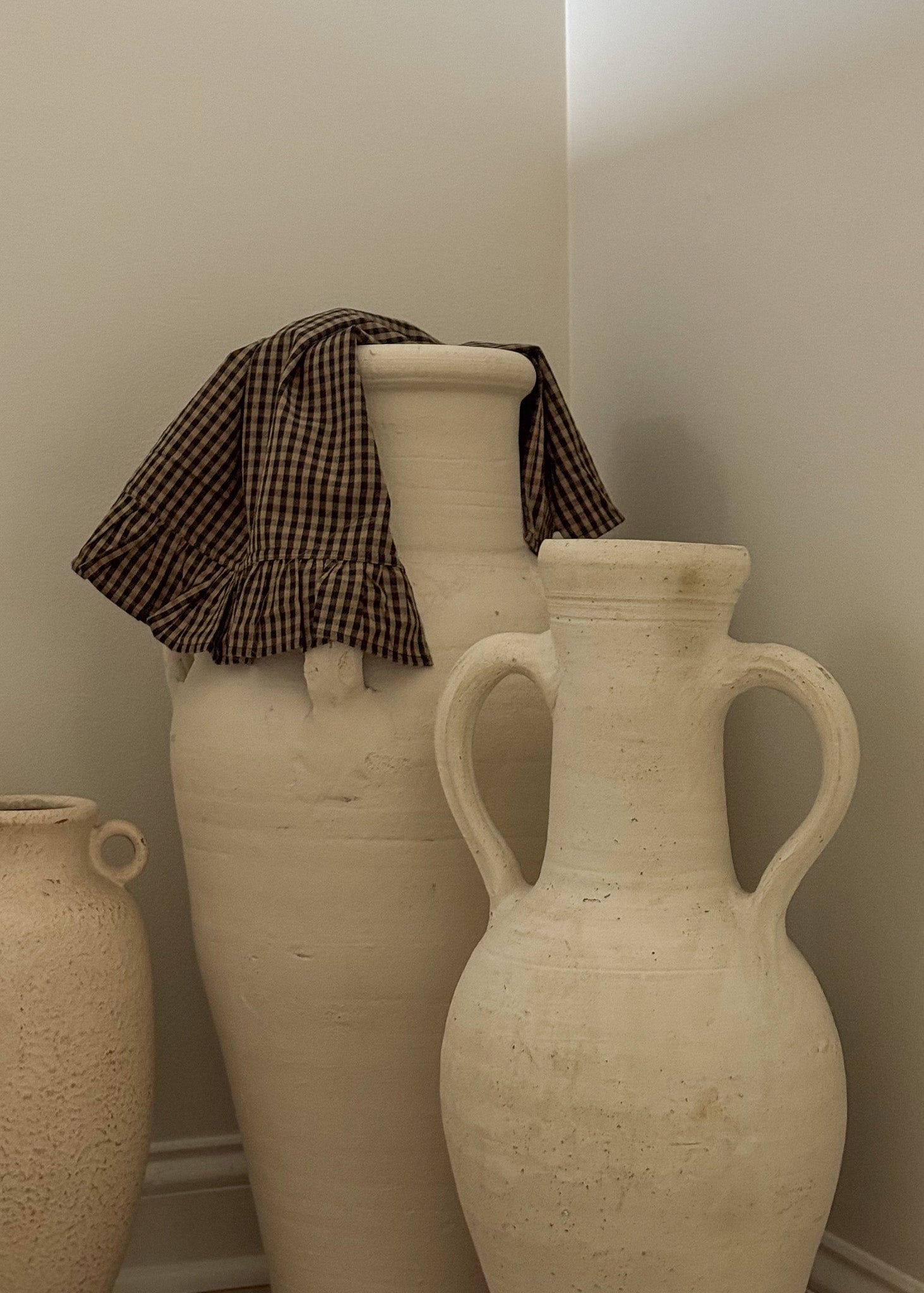 The Ruffle - Kitchen Towel - Gingham Mini