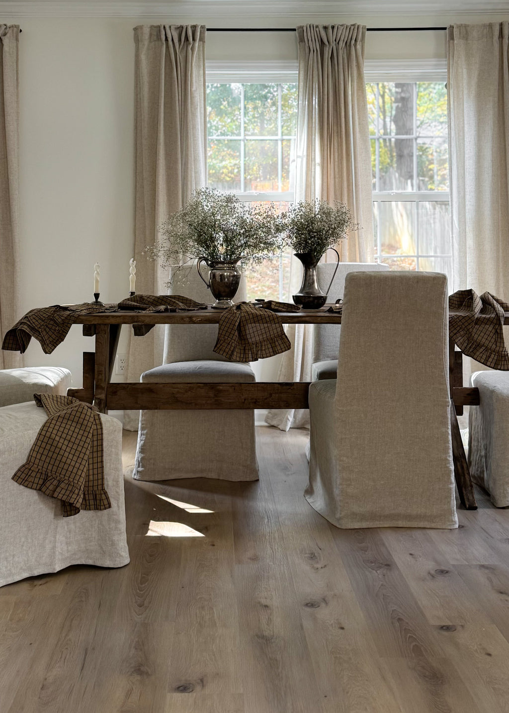 The Ruffle - Kitchen Towel - Grid