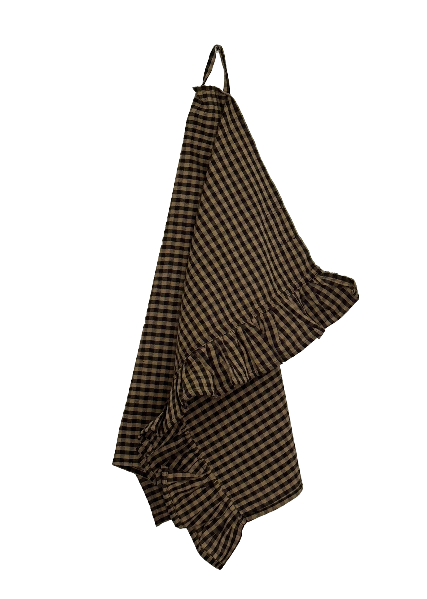 The Ruffle - Kitchen Towel - Gingham Medium