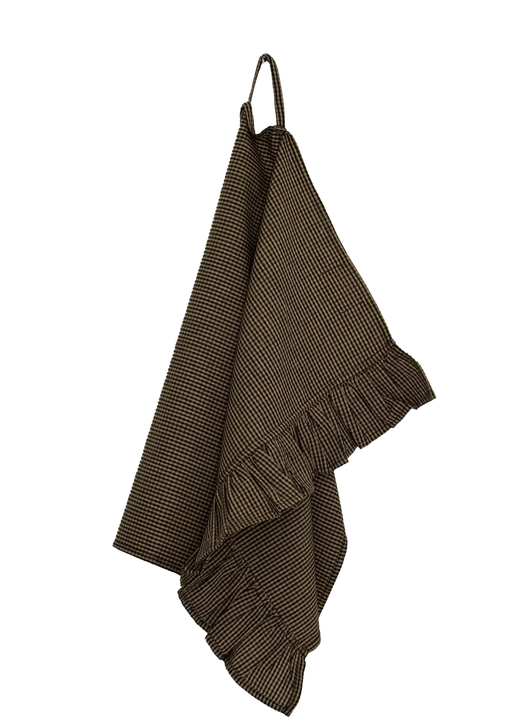 The Ruffle - Kitchen Towel - Gingham Mini