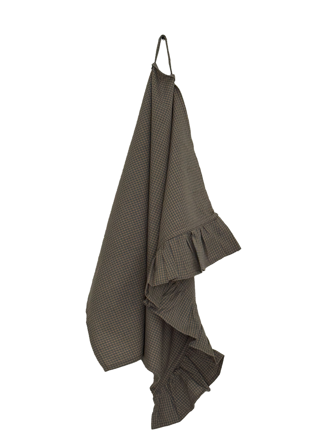 The Ruffle - Kitchen Towel - Gingham Mini