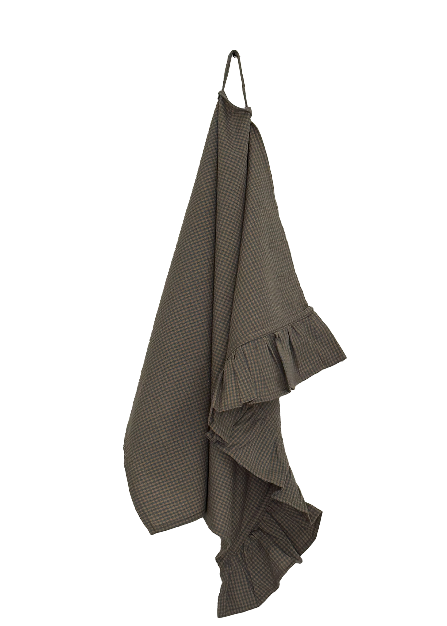 The Ruffle - Kitchen Towel - Gingham Mini