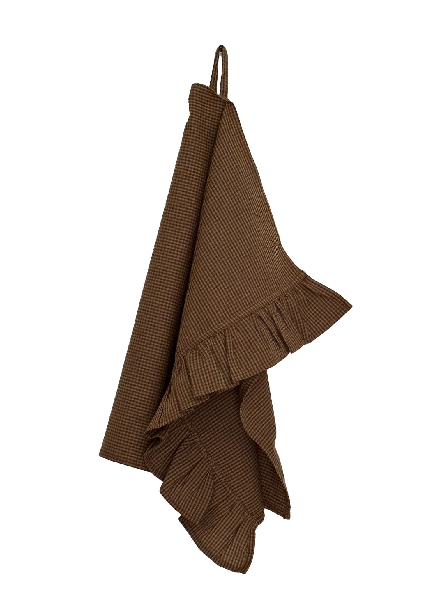 The Ruffle - Kitchen Towel - Gingham Mini