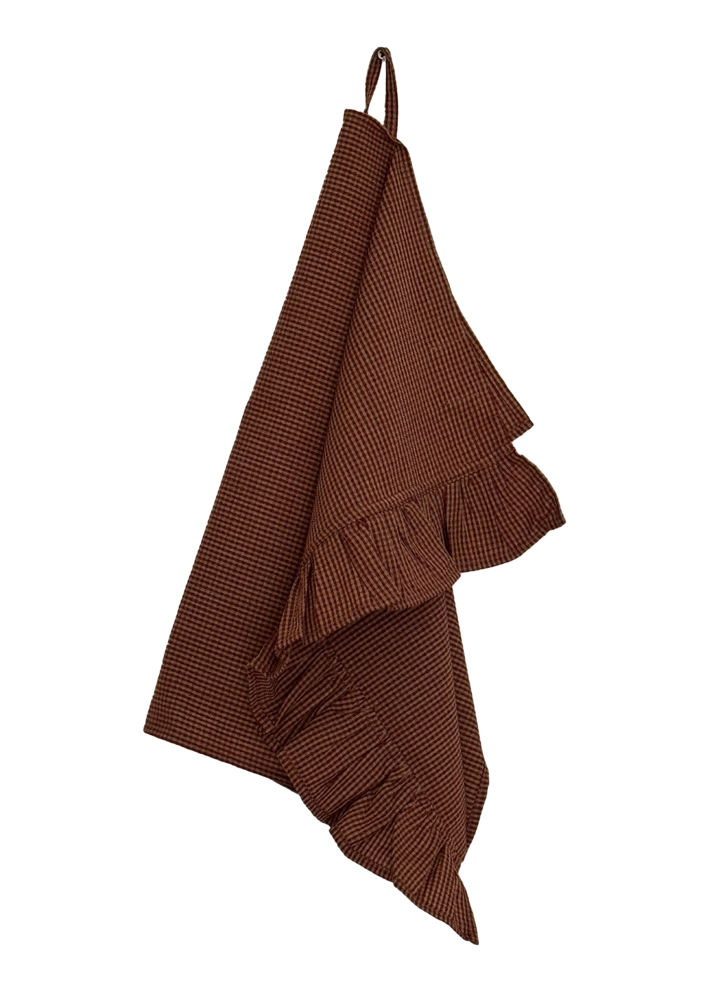 The Ruffle - Kitchen Towel - Gingham Mini