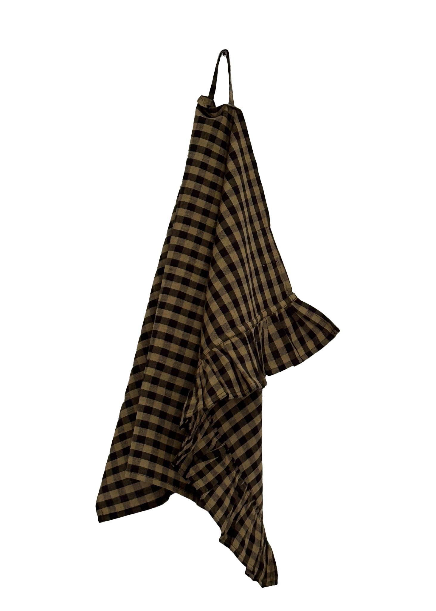 The Ruffle - Kitchen Towel - Gingham Large